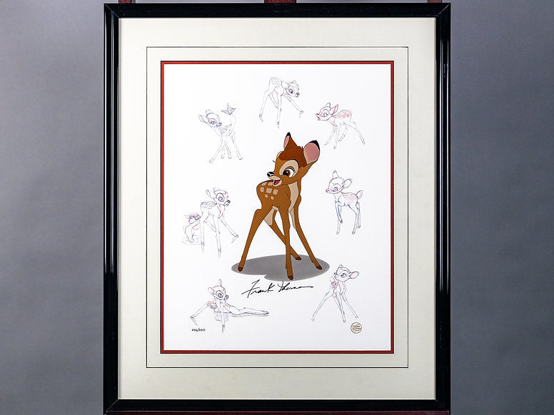 Disney'Bambi Limited Edition Cel Signed 1995 (256/350)